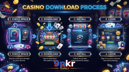 Game list for 9Pkr download section