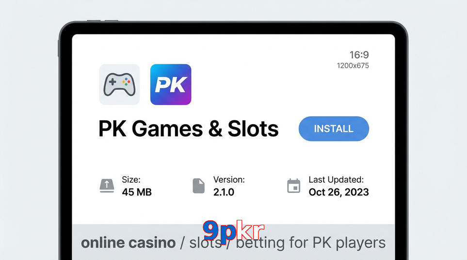 Game list for 9Pkr gameapk section