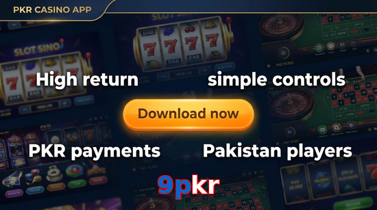 Main screen of 9Pkr gamedownload page for PK players