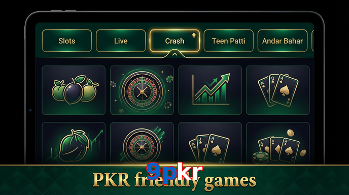 Game list for 9Pkr games section